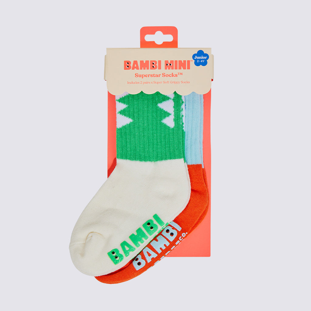 Superstar Socks Croc Teeth (Baby 3-12months)